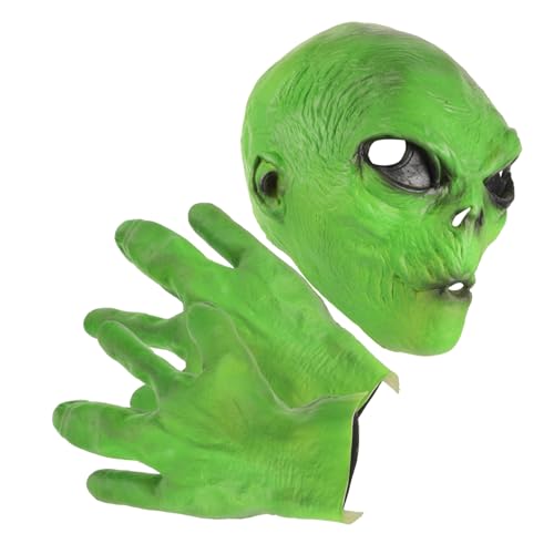 VALICLUD Maskerade Alien Set Gruseliges Alien Mit Horror Requisite Für Halloween Karneval von VALICLUD