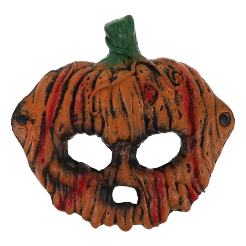 VALICLUD Gruselige Kürbismaske: Gruselige Halloween-Kürbismaske für Erwachsene – Bequeme Party für Festivals, Cosplay und Horror-Events von VALICLUD