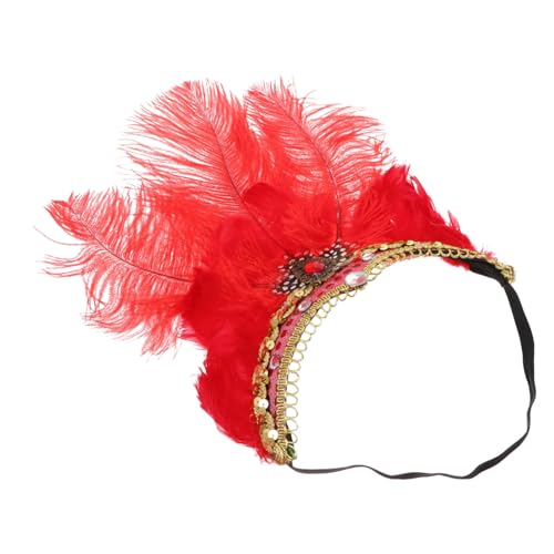 VALICLUD Haarband für Tanzaufführungen und Partys Rotes Haarschmuck Accessoire für Damen für Fotografie Karneval und Besondere Anlässe VALICLUD Haarband für Tanzaufführungen und Partys Rotes Haarschmuck Accessoire für Damen für Fotografie Karneval und Besondere Anlässe von VALICLUD