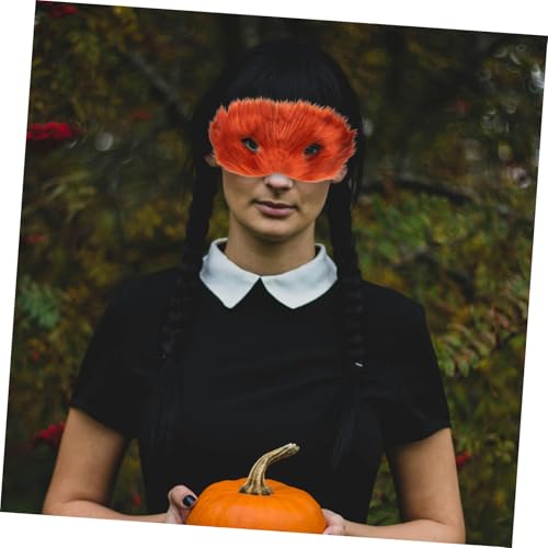 VALICLUD Halbgesichts Fuchsmaske Cosplay Maske Verstellbar Leicht Für Halloween Karneval Maskerade Damen Herren VALICLUD Halbgesichts Fuchsmaske Cosplay Maske Verstellbar Leicht Für Halloween Karneval Maskerade Damen Herren von VALICLUD