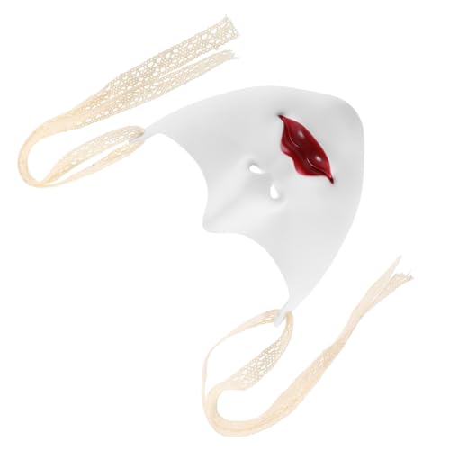 VALICLUD Halbgesichtsmaske mit Lippen Design für Damen Mechanische für Halloween Cosplay Karneval Themenpartys Bequemes Robustem von VALICLUD