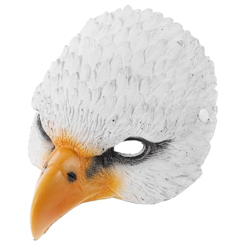 VALICLUD Halbgesichtsmasken Adler-Tierlatex-Kostümmaske Für Halloween-Maskerade-Cosplay-Spaßparty von VALICLUD