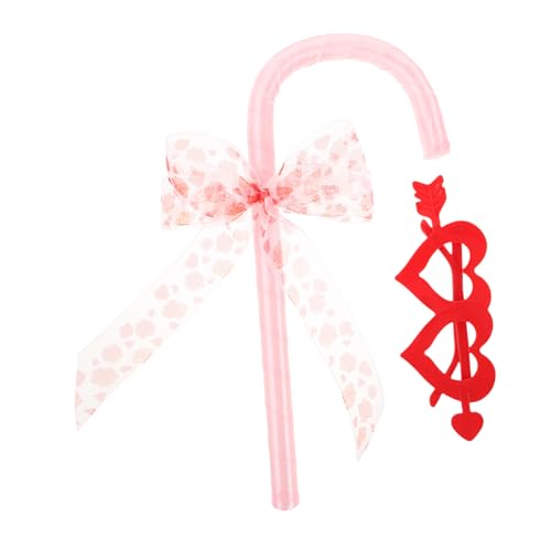 VALICLUD Halloween Bowknot Candy Cane mit Herzförmiger Brille Leichtes Party Cosplay-accessoire für Valentinstag Karneval Rollenspiel und Bühnenauftritte VALICLUD Halloween Bowknot Candy Cane mit Herzförmiger Brille Leichtes Party Cosplay-accessoire für Valentinstag Karneval Rollenspiel und Bühnenauftritte von VALICLUD