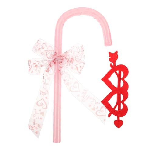 VALICLUD Halloween Bowknot Cane mit Herzpfeil Sonnenbrille Vielseitige Party Kostüm-Accessoires für Valentinstag Tanz Cosplay-Events Einheitsgröße Rotes Herz-Design VALICLUD Halloween Bowknot Cane mit Herzpfeil Sonnenbrille Vielseitige Party Kostüm-Accessoires für Valentinstag Tanz Cosplay-Events Einheitsgröße Rotes Herz-Design von VALICLUD