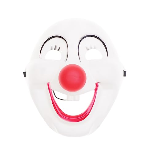VALICLUD Halloween Clown Maske Kunststoff Lächelnd Smiling Party Masquerade Kostüm Requisite Zubehör für Erwachsene VALICLUD Halloween Clown Maske Kunststoff Lächelnd Smiling Party Masquerade Kostüm Requisite Zubehör für Erwachsene von VALICLUD