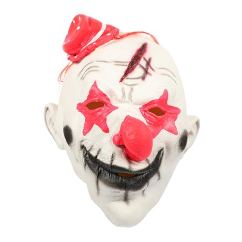 VALICLUD Halloween-Clown-Maske Clown-Cosplay Latexkleidung Halloween-Maske clown-halloween Kleider Clown-Performance-Maske Halloween-Latexmaske Abschlussball Requisiten Lieferungen Emulsion von VALICLUD