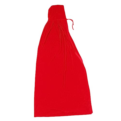 VALICLUD Kapuzenumhang für Halloween 130cm Rot Cosplay Tragen Bühne Leistung Party Kreative Cape von VALICLUD