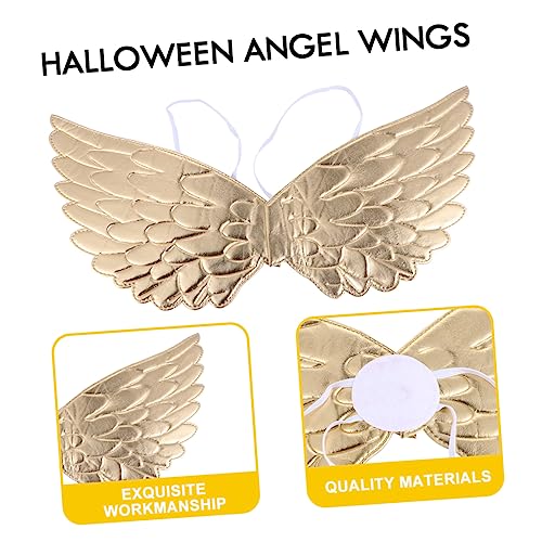 VALICLUD Halloween Engelsflügel Teiliges Cosplay Prop mit Elastischem für Kleinkinder Bunte Partyflügel Silber und Gold für Aufführungen und Kostümspiele VALICLUD Halloween Engelsflügel Teiliges Cosplay Prop mit Elastischem für Kleinkinder Bunte Partyflügel Silber und Gold für Aufführungen und Kostümspiele von VALICLUD