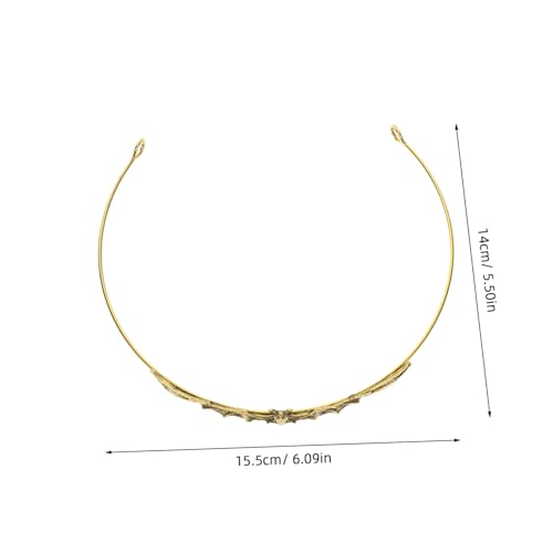 VALICLUD Halloween Fledermaus Haarreif aus Metall Vintage Bat Headband für Damen und Herren Langlebiger Kopfschmuck Bequemes Stirnband für Halloween Kostüm Party und Festival Zubehör von VALICLUD
