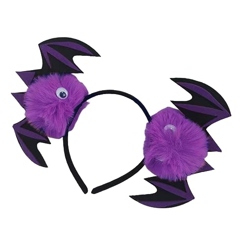 VALICLUD Halloween Fledermaus Haarschmuck Universeller Haarreifen für Kostümpartys Bequem und Leicht Geeignet für Halloween Cosplay und Fotografie Langlebig und Sicher von VALICLUD