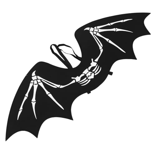 VALICLUD Halloween Fledermausflügel Kostüm Realistische mit Verstellbaren Trägern Große und Party Deko für Erwachsene Schwarzes Cosplay Zubehör von VALICLUD