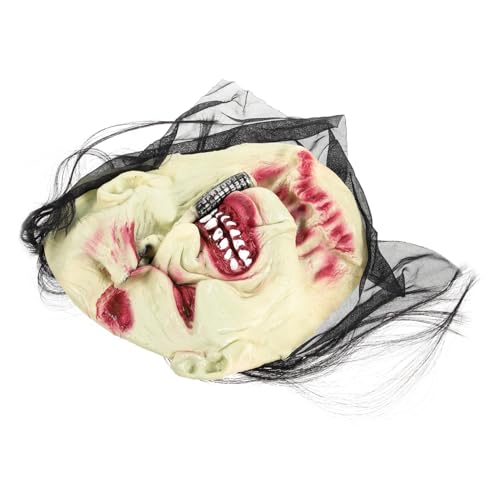 VALICLUD Halloween Gruselige mit Elastischem Band Verstellbarer Realistisches Horror Gesicht für Cosplay Party Bühnenauftritte und Halloween Dekoration von VALICLUD