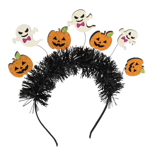 VALICLUD Halloween Haarschmuck Stirnband mit Kürbisdesign Lustiges Kostüm Accessoire für Damen Verstellbar Bequem für Halloween Partys Karneval und Themenfeiern von VALICLUD