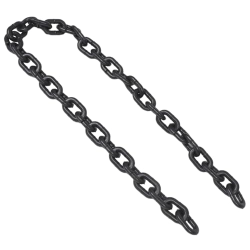VALICLUD Halloween-Ketten Aus Kunststoff Gefälschte Halloween-Ketten Ketten Halloween-Requisite Halloween-dekorationsketten Halloween-Ketten-stütze Fluchtraum-Requisiten Plastik Black von VALICLUD