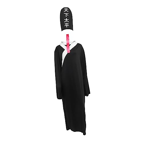 VALICLUD Halloween Kostü Set Impermanenz Geist Outfit Cosplay Requisiten Für Erwachsene Ideal Für Karneval Bühnenaufführungen Und Halloween Partys von VALICLUD