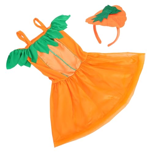 VALICLUD Halloween Kostüm Set Kürbis Haarreif und Grüner Tüllrock Süßes Kostüm für Party Cosplay Wiederverwendbares Halloween Outfit für Erwachsene VALICLUD Halloween Kostüm Set Kürbis Haarreif und Grüner Tüllrock Süßes Kostüm für Party Cosplay Wiederverwendbares Halloween Outfit für Erwachsene von VALICLUD