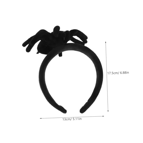 VALICLUD Halloween Plüsch Spinnen Haarreif Komfortabel Halloween Kostüm Accessoire Party Haarband für Damen und Herren Langlebig und Vielseitig als Foto Requisite Geeignet von VALICLUD