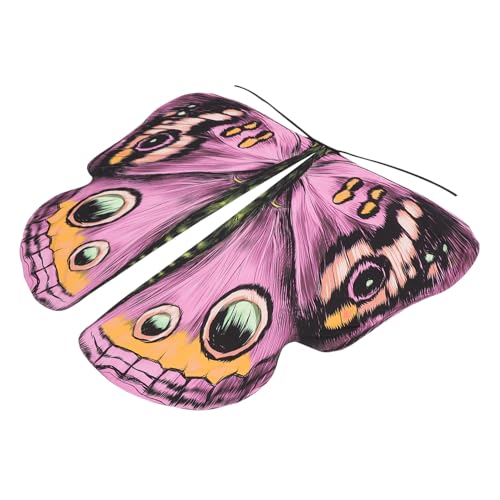 VALICLUD Halloween-Schmetterlings-Umhang Feenkostüm für Kostüm Feenflügel Halloween Costume Halloween Kleidung Feenkostüm für Mädchen Fee Schmetterlinge Kostüm Polyester von VALICLUD