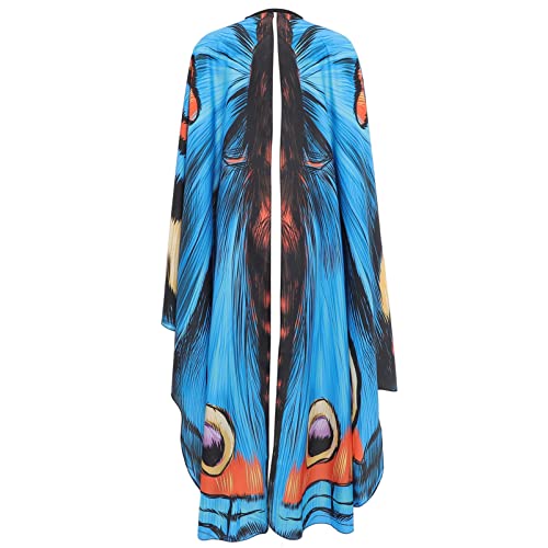 VALICLUD Halloween-Schmetterlings-Umhang Regenbogen-Schmetterlings-Umhang Kostüm Flügel Halloween Costume Halloween Kleidung Cosplay Schmetterlingsflügel Feenkostüm für Frauen Polyester von VALICLUD