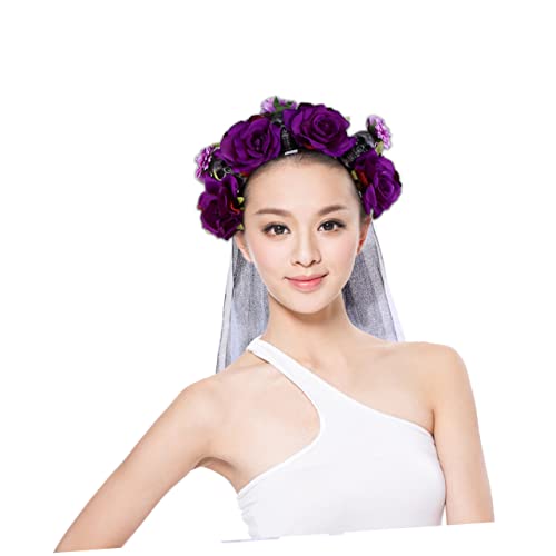 VALICLUD Halloween Skull Flower Headband für Erwachsene Einzigartiges Haarband für Kreative Kostüme und Partys für Halloween Karneval und Cosplay Veranstaltungen VALICLUD Halloween Skull Flower Headband für Erwachsene Einzigartiges Haarband für Kreative Kostüme und Partys für Halloween Karneval und Cosplay Veranstaltungen von VALICLUD