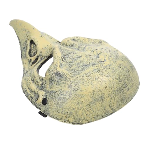 VALICLUD Halloween Skull Maske Vogel Schnabel Design aus Leichtem PU Material Atmungsaktiv und Komfortabel für Cosplay Maskerade und Halloween Partys Realistische Details für Vielseitige von VALICLUD