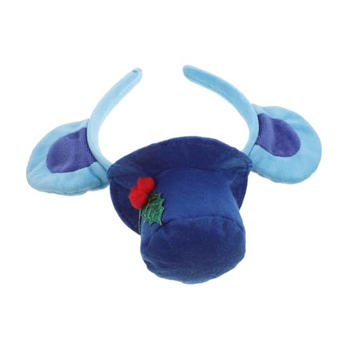 VALICLUD Halloween Stirnband Bärenohren Blau Cartoon Cosplay Haarband Elastisch Weich Leicht für Themenpartys und Kostümaccessoire von VALICLUD