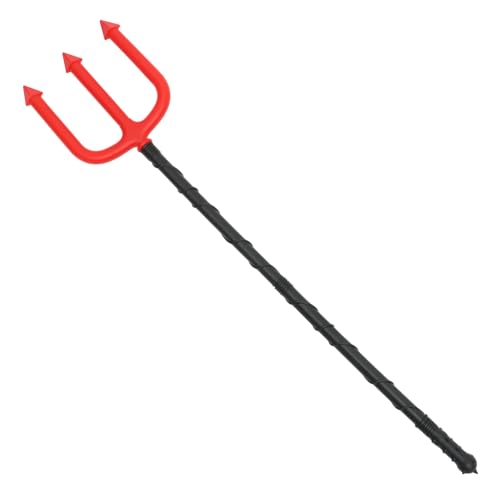 VALICLUD Halloween-Teufelsgabel kommt dreizack für Cosplay Halloween Dekoration Halloween-Dekoration Party-Deko Teufelsgabel Prop Halloween-Teufel-Pitchgabel- Plastik VALICLUD Halloween-Teufelsgabel kommt dreizack für Cosplay Halloween Dekoration Halloween-Dekoration Party-Deko Teufelsgabel Prop Halloween-Teufel-Pitchgabel- Plastik von VALICLUD