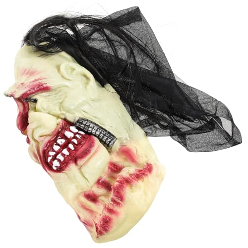 VALICLUD Halloween Horrific Masquerade Kopfmaske Für Schaurige Kostüme Und Partys Für Halloween-dekoration Und Cosplay-events VALICLUD Halloween Horrific Masquerade Kopfmaske Für Schaurige Kostüme Und Partys Für Halloween-dekoration Und Cosplay-events von VALICLUD