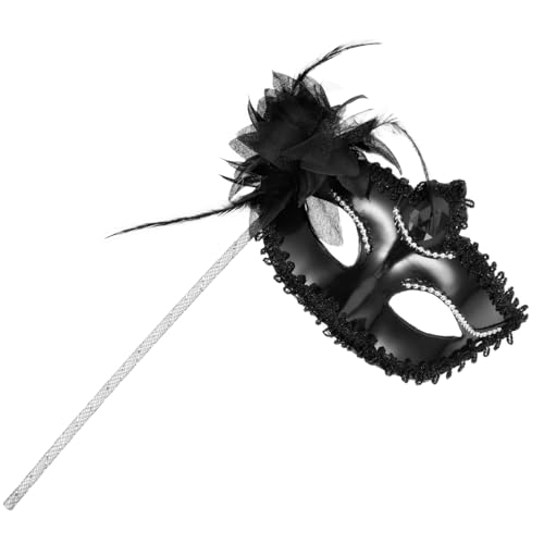 VALICLUD Halten Sie Eine Halbe Gesichtsmaske Maskerade Kostümmasken Halloween Maske Bekleidung Cosplay Partymaske Abschlussballmaske Frauenmaske Requisite Maske Für Handmaske VALICLUD Halten Sie Eine Halbe Gesichtsmaske Maskerade Kostümmasken Halloween Maske Bekleidung Cosplay Partymaske Abschlussballmaske Frauenmaske Requisite Maske Für Handmaske von VALICLUD