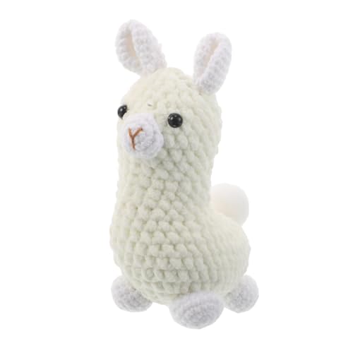 VALICLUD Handgefertigter Häkel-alpaka-anhänger Weiches DIY Tierfigur-hängedekor Hübsches Schlüsselanhänger-Accessoire für Taschen Rucksack und Autospiegel Einzigartiges Strickdesign von VALICLUD