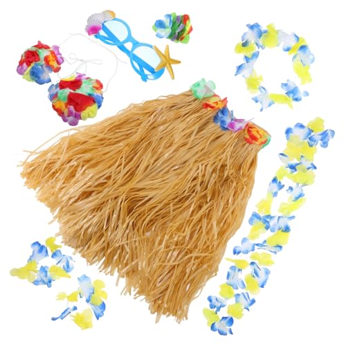 VALICLUD 1satz Hawaiian Party Teiliges Dekorationsset Mit Blumenkranz Sonnenbrille Haarschmuck Und Strohhut Für Luau Strand Und Sommerfestlichkeiten Für Damen Und Feiern VALICLUD 1satz Hawaiian Party Teiliges Dekorationsset Mit Blumenkranz Sonnenbrille Haarschmuck Und Strohhut Für Luau Strand Und Sommerfestlichkeiten Für Damen Und Feiern von VALICLUD