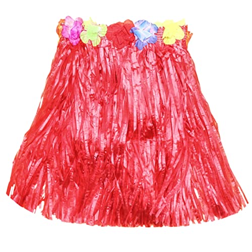 VALICLUD Hawaiianisches Kinderkostüm Set Teiliges Outfit mit Röckchen Blumenkette Haarreifen und Armbändern für Luau und Strandpartys Rot VALICLUD Hawaiianisches Kinderkostüm Set Teiliges Outfit mit Röckchen Blumenkette Haarreifen und Armbändern für Luau und Strandpartys Rot von VALICLUD