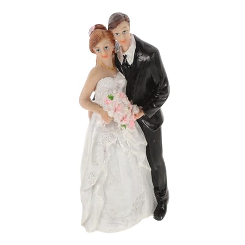 VALICLUD Hochzeitsdeko Cake Topper Brautpaar Figuren aus Resin Tortendekoration für Hochzeiten Verlobungen und Feiern für Verschiedene Anlässe Vielseitige Braut und Bräutigam VALICLUD Hochzeitsdeko Cake Topper Brautpaar Figuren aus Resin Tortendekoration für Hochzeiten Verlobungen und Feiern für Verschiedene Anlässe Vielseitige Braut und Bräutigam von VALICLUD