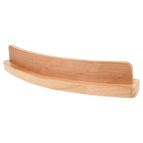 VALICLUD Holzspielkartenhalter Holz Tablett Kartenständer Kartenablage Kartenhalter Spielkartenhalter Stabile Holzbasis Freihändiger Kartenhalter für Poker Bridge und Kartenspiele von VALICLUD