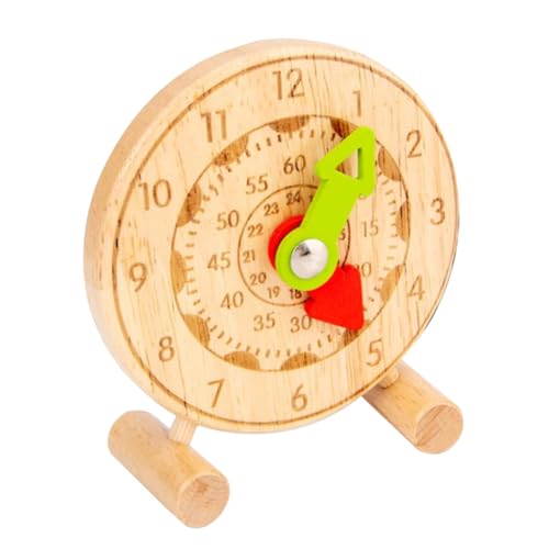 VALICLUD Holzuhr Spielzeug Lernuhr für Kinder Zeiterkennungsspielzeug Pädagogisches Uhr Modell Kognitive Entwicklung Farbenfrohes Design VALICLUD Holzuhr Spielzeug Lernuhr für Kinder Zeiterkennungsspielzeug Pädagogisches Uhr Modell Kognitive Entwicklung Farbenfrohes Design von VALICLUD