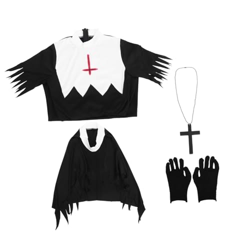 VALICLUD Halloween Halloween Halloween Zombie Kostü Für Damen Xl Gruselige Horror Für Halloween Partys Cosplay Veranstaltungen Verkleidung Für Eine Schaurige Nacht von VALICLUD