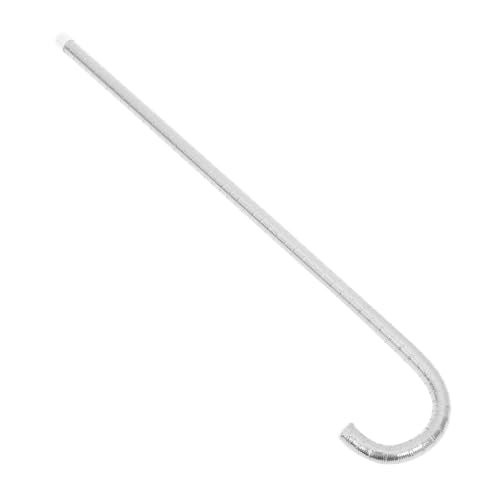 VALICLUD Jazz Tanzstab Silber Cosplay Gehstock Kostüm Requisite für Halloween Party Bühnenauftritt Bühnenrequisit für Tanzaufführungen von VALICLUD