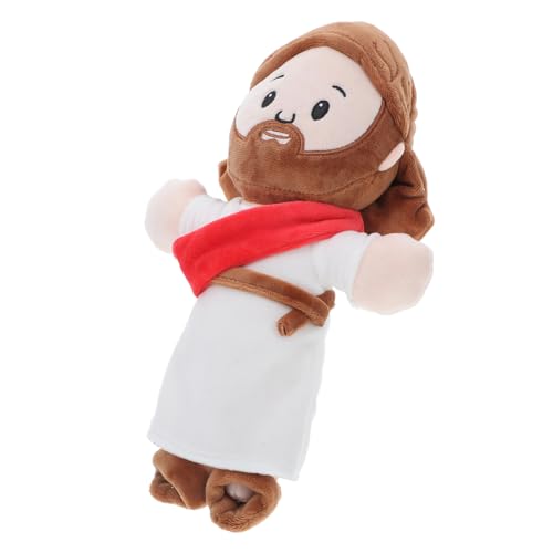 VALICLUD Jesus Weiche Plüschpuppe als Beruhigendes Kissen für Dekorativer Wurfkissen mit Christlichem Design für Zuhause Geschenkidee zu Weihnachten und Taufen von VALICLUD