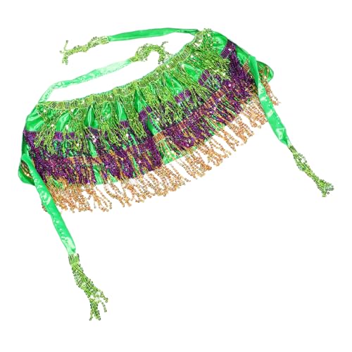 VALICLUD Karnevals-Bandeau mit Pailletten kleines Brett-Display-Rack leuchtendes Zelt oberteil festliche kleidung Top für Bauchtänzerin Karnevalskostüme für Frauen Polyester von VALICLUD