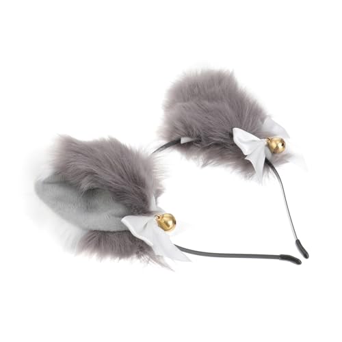VALICLUD Katzenohr Stirnband mit Glocken Flauschiges Haarband für Mädchen für Kostümpartys Halloween und Festliche Anlässe aus Weichem Material Leicht und Tragbar VALICLUD Katzenohr Stirnband mit Glocken Flauschiges Haarband für Mädchen für Kostümpartys Halloween und Festliche Anlässe aus Weichem Material Leicht und Tragbar von VALICLUD