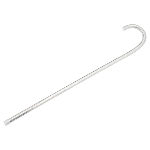 VALICLUD Kindertanz-Requisiten Tanzstock-Requisite Zubehör Tanzstöcke Gehstock Bauch Halloween Halloween assecoires helloweendeko Party-Cosplay-Krücke Cosplay-Verzierung PVC Silver von VALICLUD
