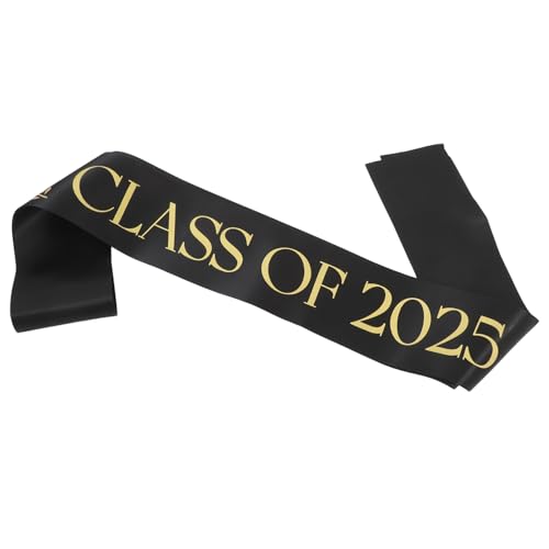 VALICLUD Klasse Von 2025 Sash Graduation Gurt Gold Glitter Letter Senior Sash 2025 Abschlussschärfe Für VALICLUD Klasse Von 2025 Sash Graduation Gurt Gold Glitter Letter Senior Sash 2025 Abschlussschärfe Für von VALICLUD