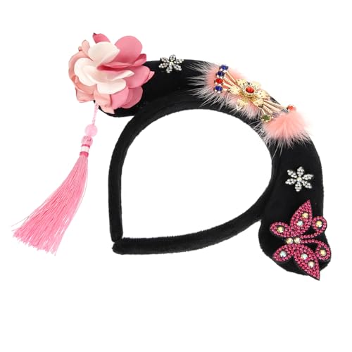 VALICLUD Kopfschmuck im Hofstil geflochten Stirnband Mode Stirnbänder Chinesischer Haarschmuck für Frauen Mädchen Perücken Cosplay Haarband Chinesisches Haarband Stoff Rosa VALICLUD Kopfschmuck im Hofstil geflochten Stirnband Mode Stirnbänder Chinesischer Haarschmuck für Frauen Mädchen Perücken Cosplay Haarband Chinesisches Haarband Stoff Rosa von VALICLUD