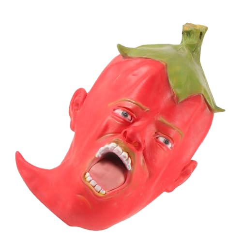 VALICLUD Kostüm Maskerade-maske Für Frauen Lustige Maske Led-maske Gesicht Gruselmasken Für Erwachsene Halloween-cosplay-maske Halloween-maske Beängstigende Maske Pfeffermaske Emulsion von VALICLUD