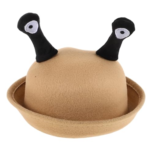 VALICLUD Kreativer Kleiner Runder Hut Mit Schneckenaugen Lustige Alltagsmütze Für Junge Mädchen Und Kleinkinder Leichtes Modisches Design Hellbraun Geschenkidee Für Kleine Abenteurer VALICLUD Kreativer Kleiner Runder Hut Mit Schneckenaugen Lustige Alltagsmütze Für Junge Mädchen Und Kleinkinder Leichtes Modisches Design Hellbraun Geschenkidee Für Kleine Abenteurer von VALICLUD