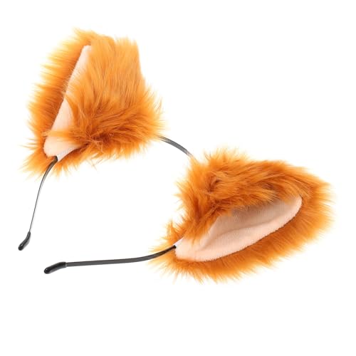 VALICLUD Kuscheliges Fuchsohren Stirnband aus Kunstpelz Weiches Haarschmuck Accessoire für Cosplay Geburtstagsfeier und Kostümparty Stilvoller und Bequemer Kopfschmuck in Kamelbraun VALICLUD Kuscheliges Fuchsohren Stirnband aus Kunstpelz Weiches Haarschmuck Accessoire für Cosplay Geburtstagsfeier und Kostümparty Stilvoller und Bequemer Kopfschmuck in Kamelbraun von VALICLUD