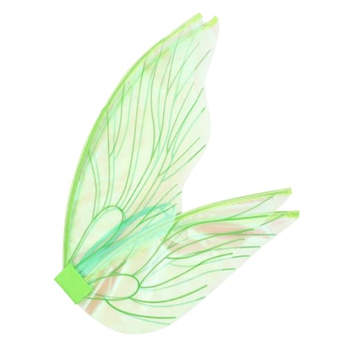VALICLUD Leichte Grüne Flügel für Damen und Mädchen Komfortabel Tragbar Einzigartiges Design für Halloween und Karnevalskostüme als Party Deko und Cosplay Accessoire von VALICLUD