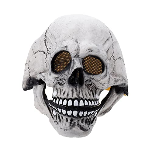 VALICLUD Leuchtende Schädelabdeckung Horror Mascaras für Halloween-Terror halloween costume halloween kleidung Halloween-Maske stutzenhalter Halloween- -Gesichtsabdeckung Emulsion von VALICLUD
