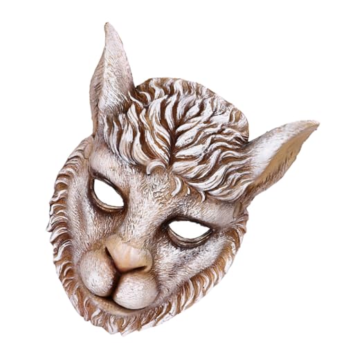 VALICLUD Löwenmaske Halloween- Kostüme Wildtierkostüm beängstigende Maske Cosplay-Kostüm-Maske tiermasken tier masken halloween deko Maskerade Gesichtsmaske Maskenstütze PU-Schaum von VALICLUD