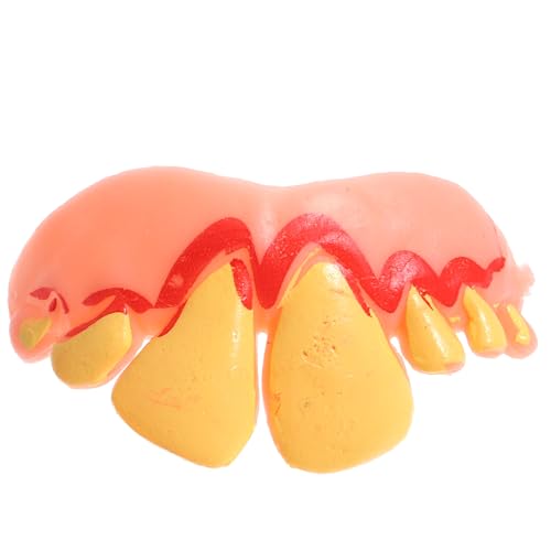 VALICLUD Lustige Scherzzähne, Goofy Buck, Hässliche, Schlechte Zähne, Kostüm-Requisiten für Halloween Und Partys VALICLUD Lustige Scherzzähne, Goofy Buck, Hässliche, Schlechte Zähne, Kostüm-Requisiten für Halloween Und Partys von VALICLUD